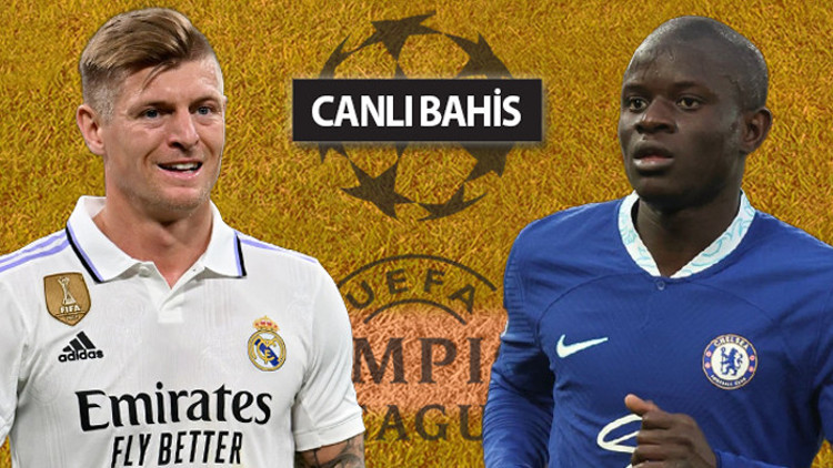 Devler Liginde nefesleri kesecek bir maç Kroos mu, Kante mi Real Madrid-Chelsea iddaa oranları... Devler Liginde nefesleri kesecek bir maç Kroos mu, Kante mi Real Madrid-Chelsea iddaa oranları...