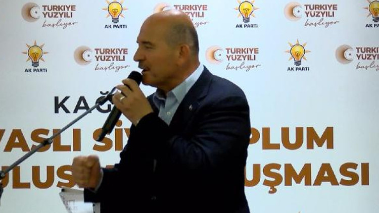 Bakan Soylu Kağıthanede konuştu