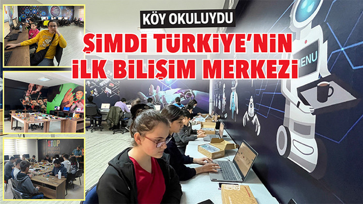 Köy okulundan bilişim merkezine