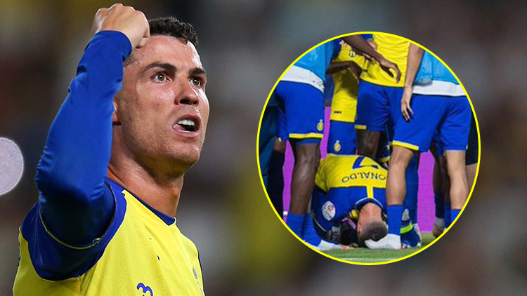 Cristiano Ronaldo golünü attı, secdeye gitti Herkesin konuştuğu o anlar...