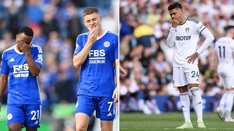 Premier Ligde Leicester City ve Leeds United küme düştü