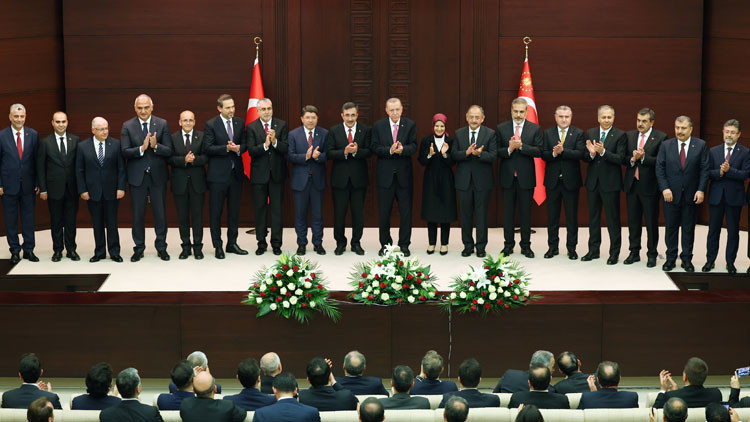 Cumhurbaşkanı Erdoğan, Yeni Kabine’yi açıkladı… İşte yeni bakanlar