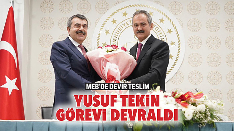 Yusuf Tekin görevi devraldı Yusuf Tekin görevi devraldı