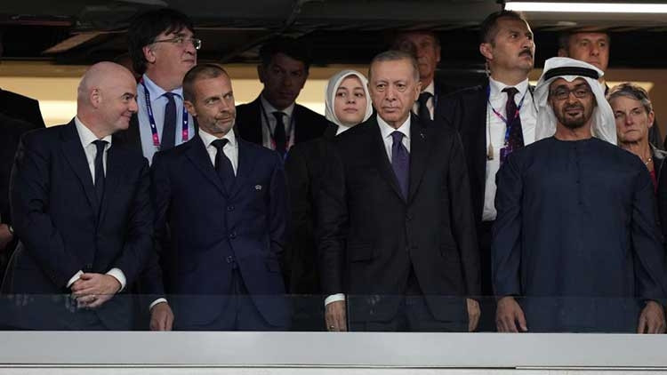 Cumhurbaşkanı Erdoğan, Şampiyonlar Ligi Finalini tribünden takip etti