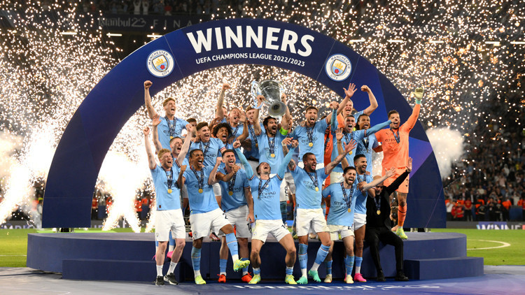 Son Dakika: Şampiyonlar Lig kupası Manchester Citynin Inter, İstanbuldaki finali tek golle kaybetti