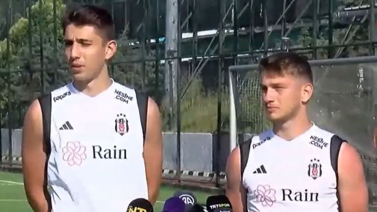 Beşiktaşın genç futbolcuları Demir Ege Tıknaz ve Semih Kılıçsoy idollerini açıkladı