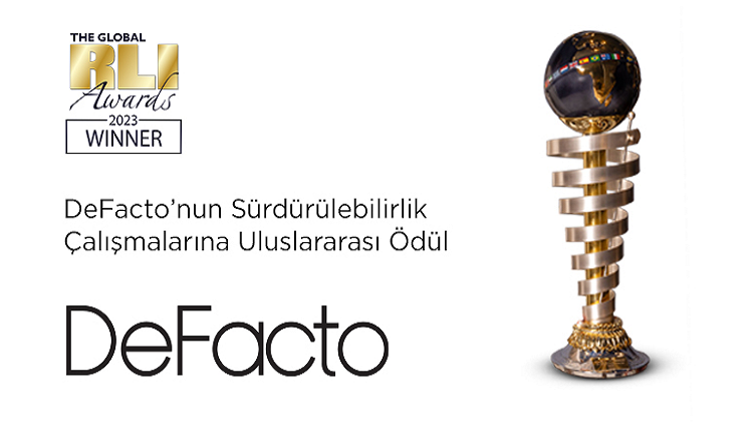 DeFacto’nun sürdürülebilirlik çalışmalarına uluslararası ödül