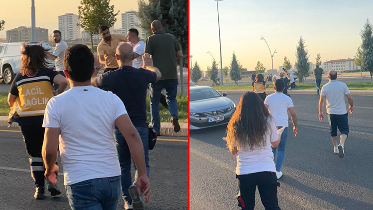 Ambulansın önü kesip sağlık çalışanlarına saldırdılar: 4 yaralı