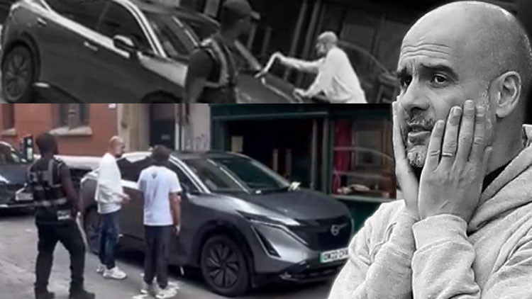 Guardiola önce ceza yedi, sonra polisle şakalaştı