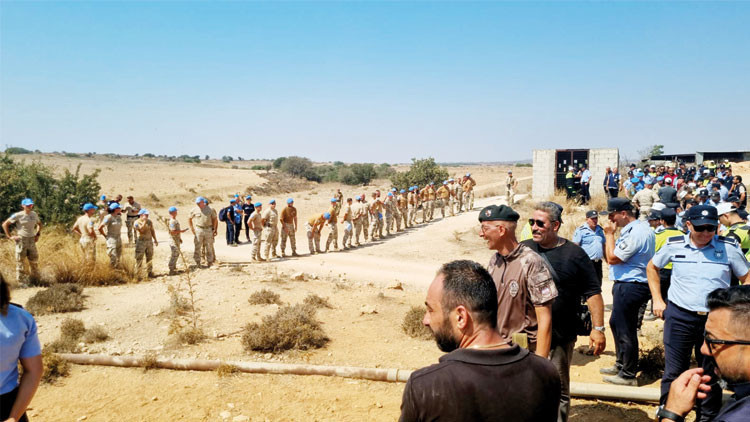 Pile yolu krizinde uzlaşı... BM ara bölgede devriye gezecek