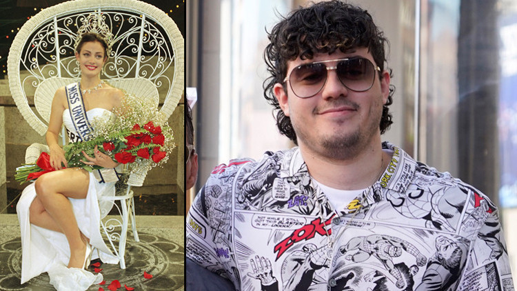 Eski güzellik kraliçesinin oğlu ortaya çıktı: Gururdan göğsü kabardı