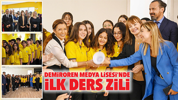 Demirören Medya Lisesinde ilk ders zili