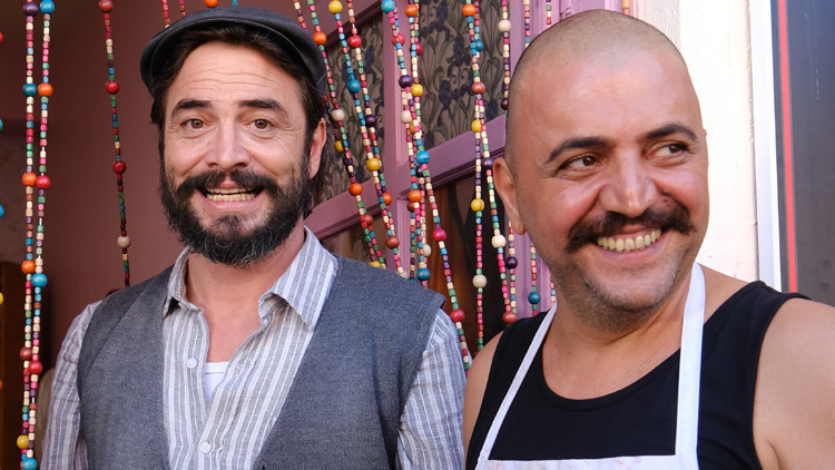 Efsane filminin setinde yangın çıktı