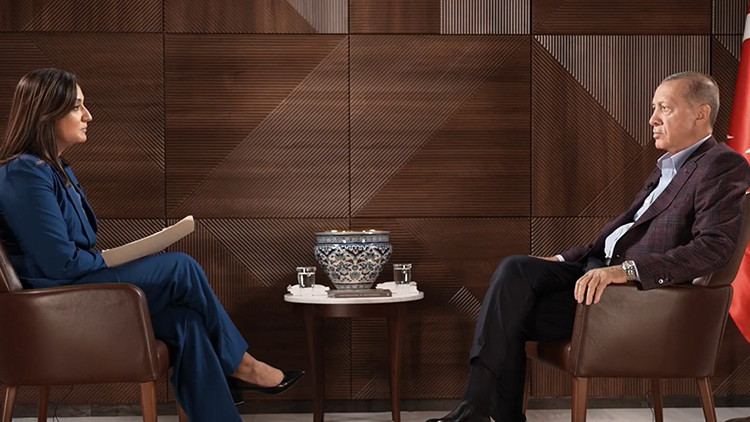 Cumhurbaşkanı Erdoğandan ABDli sunucuya tepki: Kesmeye hakkın yok, saygı duyacaksın