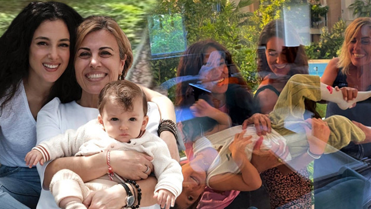 İhanet iddialarının ardından soluğu annesinin yanında aldı Cansu Tosundan aile pozu...