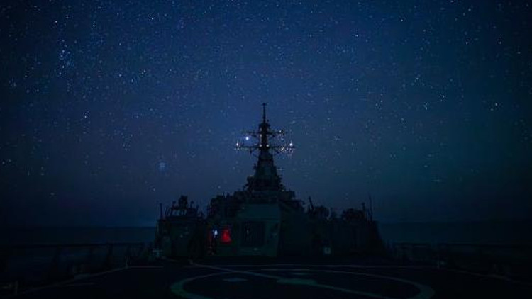 USS Gerald R. Forddan paylaşım: Nöbetteyiz