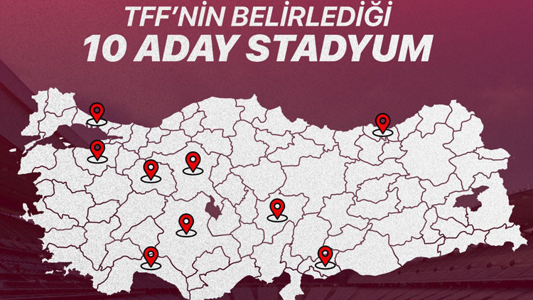 EURO 2032 için Türkiye ve İtalyanın belirlediği 10ar stat belli oldu EURO 2032 için Türkiye ve İtalyanın belirlediği 10ar stat belli oldu