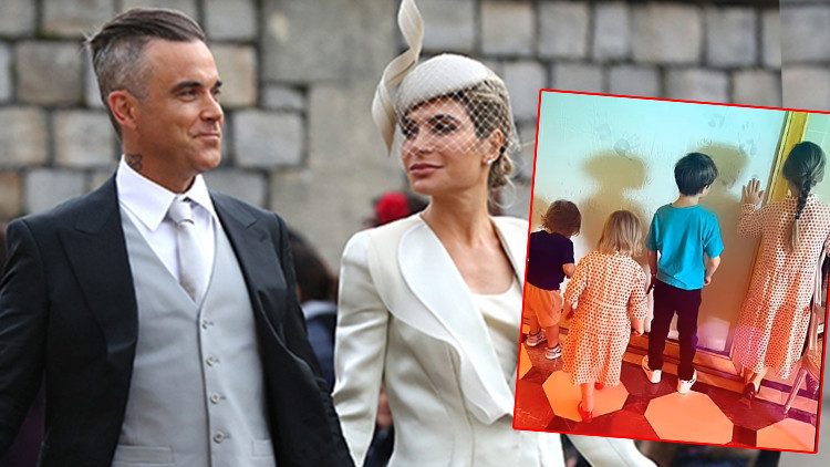 Kendileri uçağın en lüks yerinde, çocukları arka tarafta oturuyor... Pislik değiliz, şımarık olmasınlar istedik