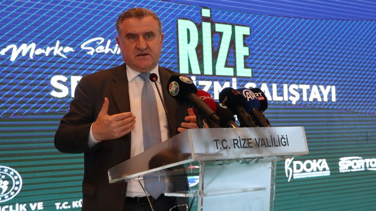 Bakan Bak, Rize’de Spor Turizmi Çalıştayı’na katıldı Talep edilen ülkeyiz...