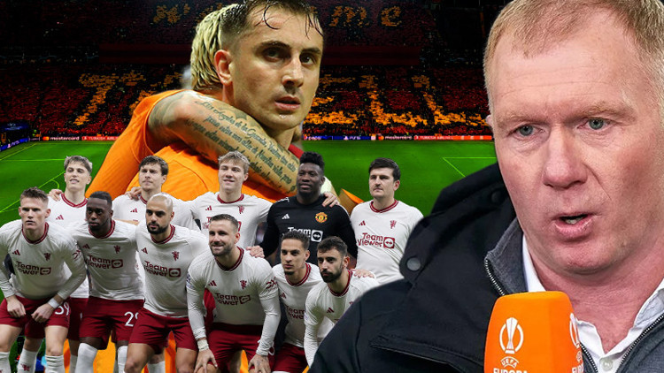 Manchester United efsanesi Paul Scholes çılgına döndü: Çok garip, utanç verici Galatasaray golünden sonra gülüyor...