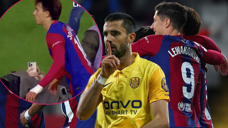 Joao Felix Alper Potuku hatırlattı Kiralık gittiği Barcelonada eski takımına gol attı, sevinci böyle yaşadı... Joao Felix Alper Potuku hatırlattı Kiralık gittiği Barcelonada eski takımına gol attı, sevinci böyle yaşadı...