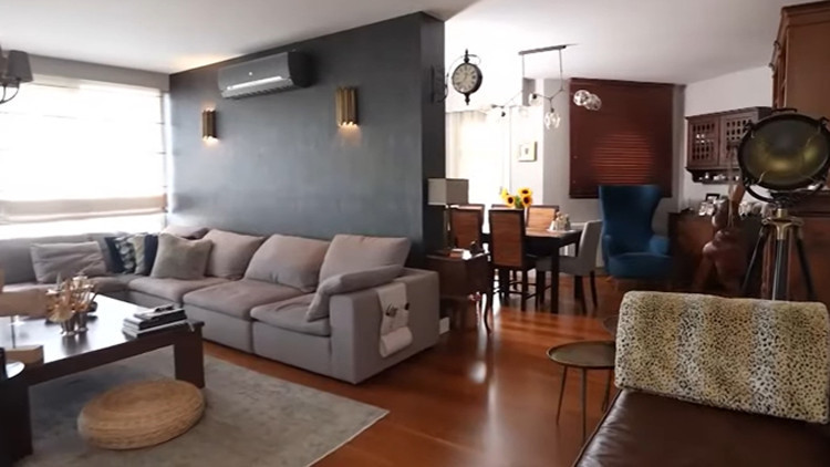 Sanat galerisi değil, dubleks daire... Ünlü çift burada yaşıyor