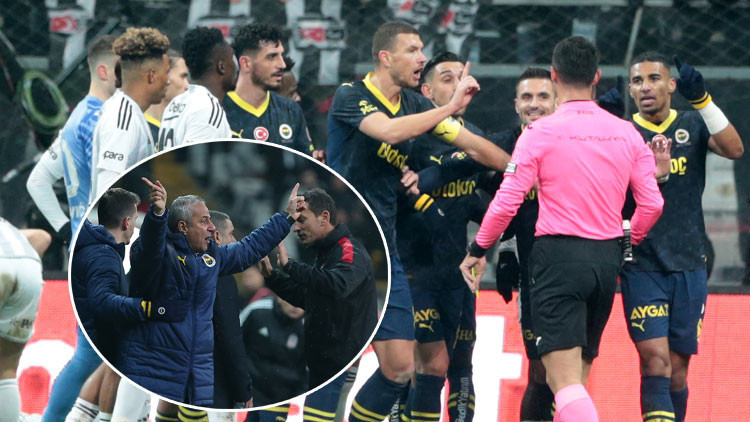 Beşiktaş - Fenerbahçe maçında penaltı kararları sonrası ortalık karıştı Sarı kartlar havada uçuştu, İsmail Kartal... Beşiktaş - Fenerbahçe maçında penaltı kararları sonrası ortalık karıştı Sarı kartlar havada uçuştu, İsmail Kartal...