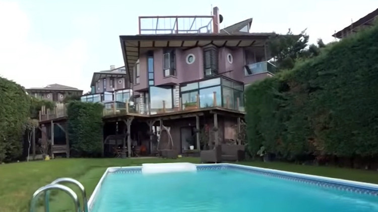 Ünlü çift 30 kediyle boğaz manzaralı bu villada yaşıyor