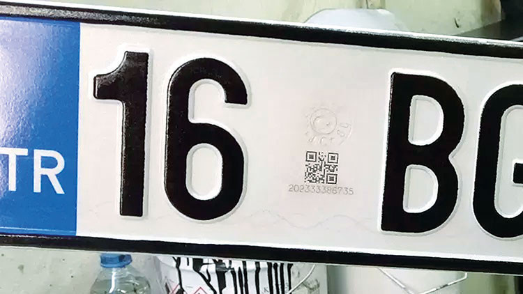 Plakada karekod dönemi başladı