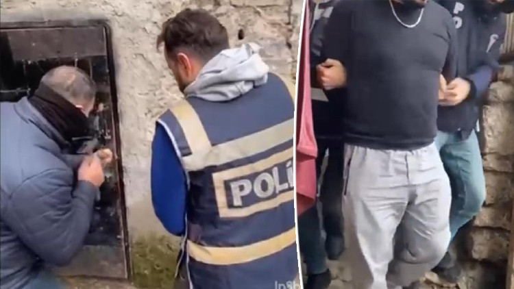 Cezaevi firarisinin evine baskın Kaçış tüneli kazdığı ortaya çıktı