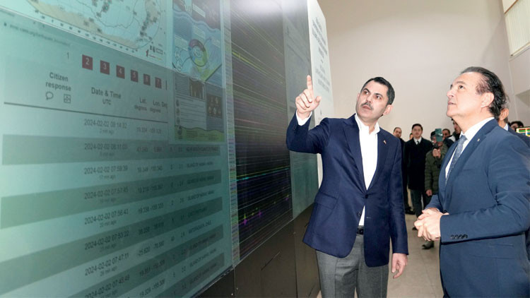 Rasathane’ye deprem ziyareti