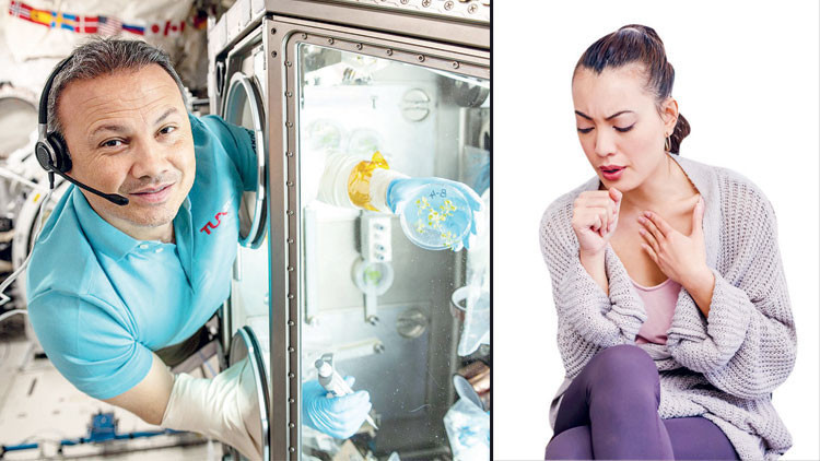 Uzayda öksürük testi