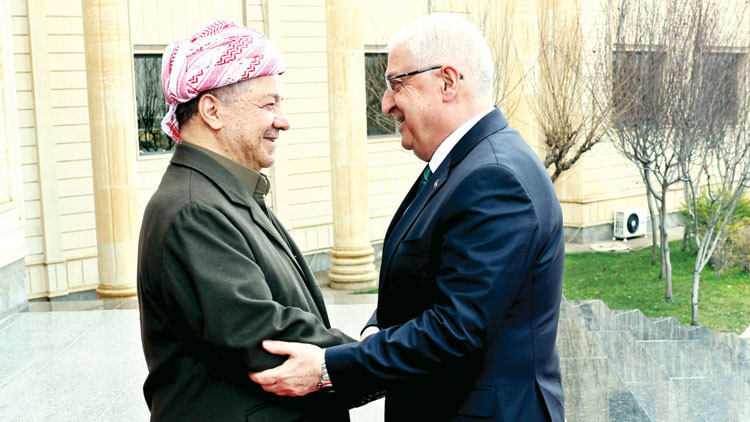 Bakan Güler Erbil’de Barzani ile görüştü