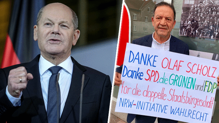 Başbakan Scholz’a teşekkür Başbakan Scholz’a teşekkür