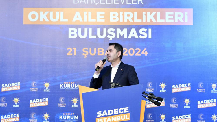 AK Parti İBB Başkan Adayı Kurum: Okul bahçelerine kapalı otoparklar yapacağız
