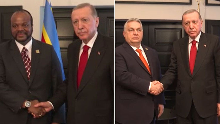 Cumhurbaşkanı Erdoğandan diplomasi trafiği Cumhurbaşkanı Erdoğandan diplomasi trafiği