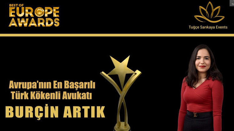 Burçin ‘Artık’ Avrupa’nın en iyi avukatı Burçin ‘Artık’ Avrupa’nın en iyi avukatı