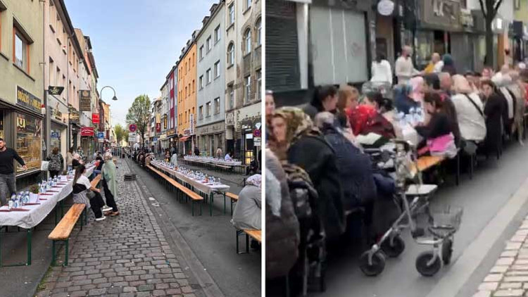 Keup Caddesi’nde 3 bin kişilik iftar sofrası