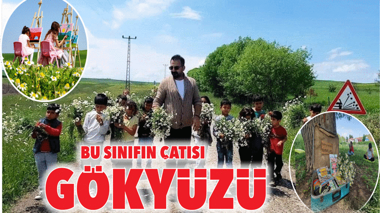 Bu sınıfın çatısı ‘gökyüzü’