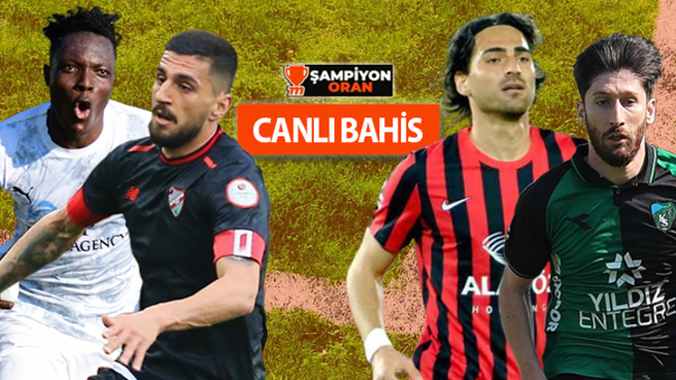 Trendyol 1. Ligde play-off zamanı Bodrum-Boluspor ve Çorum-Kocaelispor son haberler, iddaa oranları, öne çıkan istatistikler...