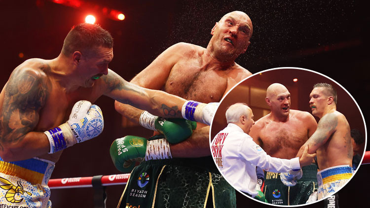 Merakla beklenen Tyson Fury - Oleksandr Usyk maçı hakem kararıyla bitti, Usyk tarihe geçti Ülkesi savaşta olduğu için...