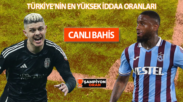 Türkiye Kupası finalinde Türkiyenin en yüksek iddaa oranları Mislide Beşiktaş-Trabzonspor son gelişmeler, istatistikler, muhtemel 11ler...