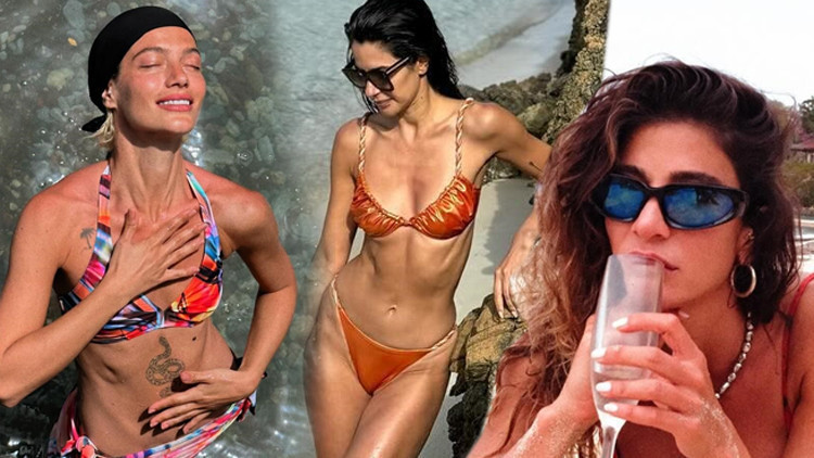 Ünlü isimler tatil sezonunu açtı