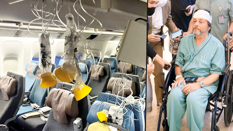 Türbülansta felç kaldı Türbülansta felç kaldı