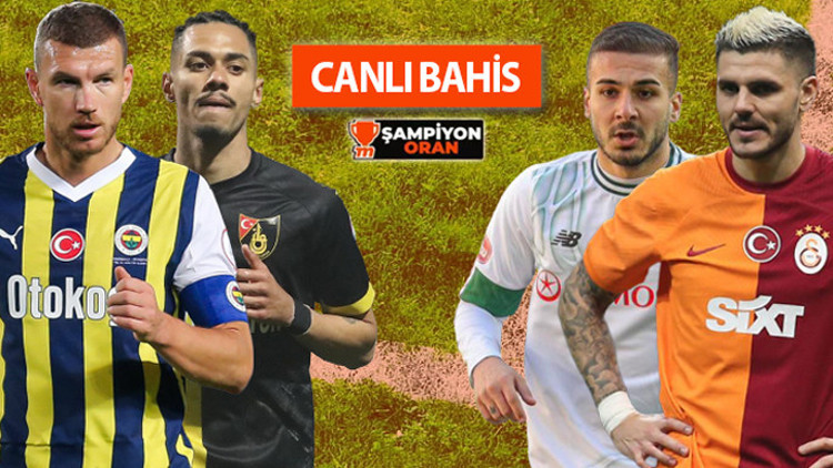 Galatasaray 1 puan alırsa şampiyon Fenerbahçenin muhtemel 11inde kimler var Süper Ligde son hafta, Mislide Şampiyon iddaa oranları...