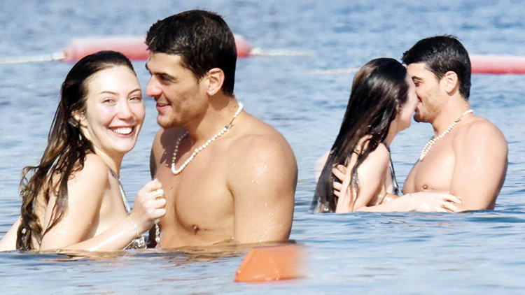 Yasmin Erbil ile Yiğit Poyrazın deniz keyfi