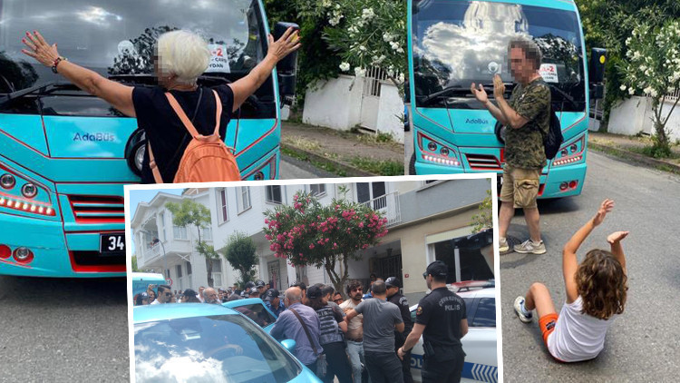 Adalarda hizmete giren minibüslere tepki: Eylem yapan 9 kişi gözaltına alındı Adalarda hizmete giren minibüslere tepki: Eylem yapan 9 kişi gözaltına alındı
