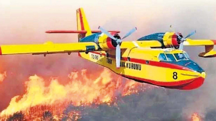 Yangına karşı ‘Ateş Kuşları’ Yangına karşı ‘Ateş Kuşları’