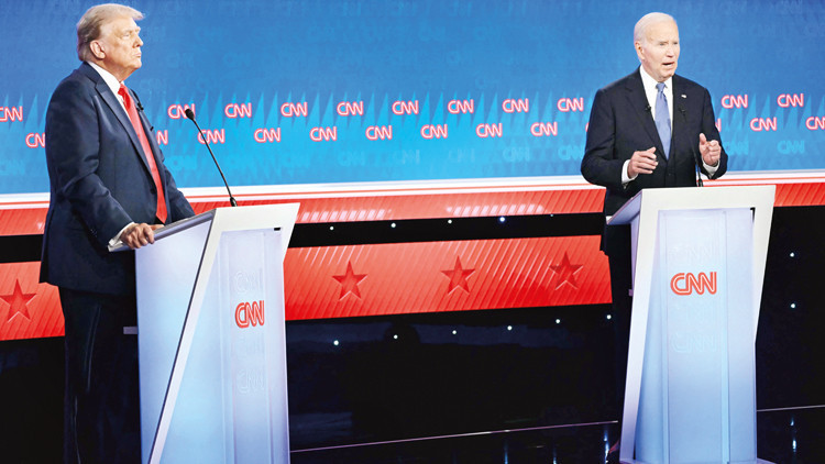 İlk TV düellosunu Trump kazandı: Bırak artık Joe