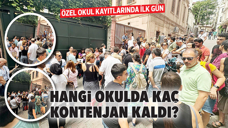 Özel okul kayıtlarında ilk gün... Hangi okulda kaç kontenjan kaldı Özel okul kayıtlarında ilk gün... Hangi okulda kaç kontenjan kaldı